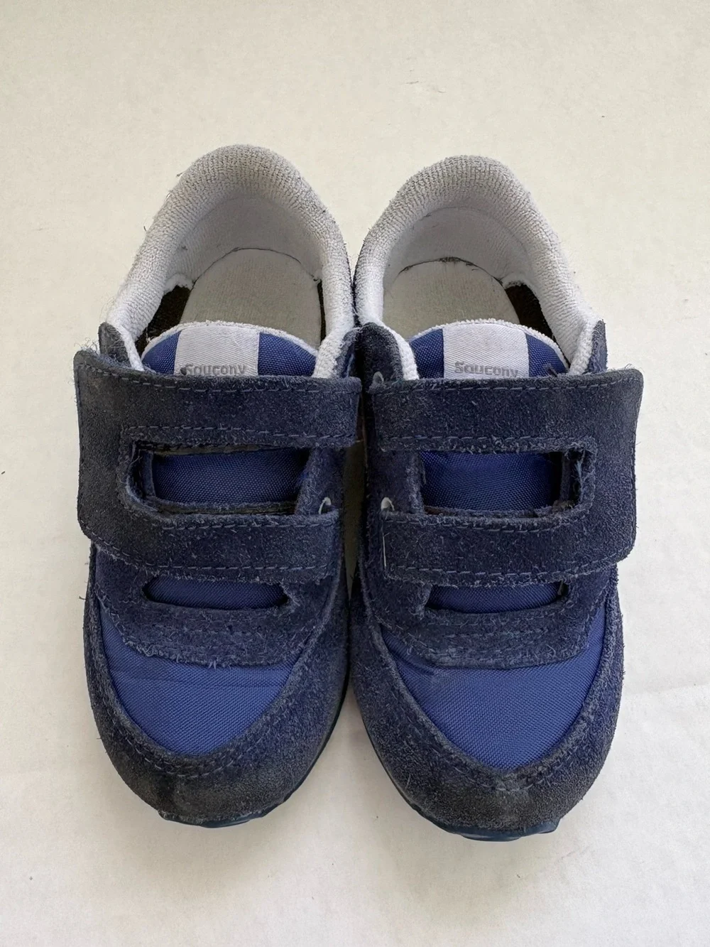 Saucony Originals Jazz Hook & Loop Sneakers Toddler Boy Sz 8.5M Cobalt Blue